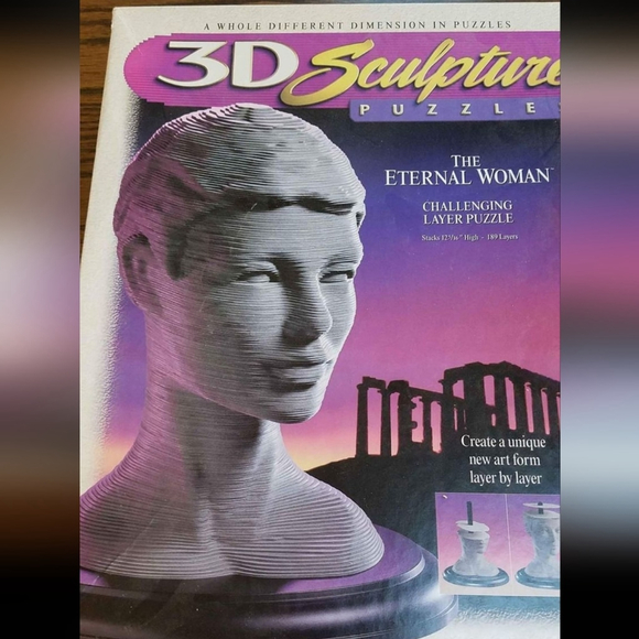 3D Vintage Eternal Woman Sculpture Puzzle - Picture 4 of 4